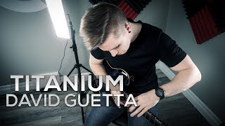 David Guetta  Titanium HD guitar intro lesson [upl. by Lundell808]