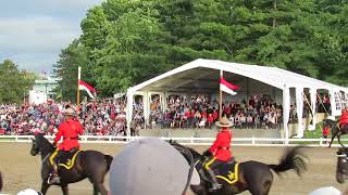 Musical Ride RCMP Musical Ride Sunset Ceremonies  clip 4791 [upl. by Sivrep920]