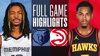 GRIZZLIES at HAWKS  FULL GAME HIGHLIGHTS  December 23 2023 [upl. by Benn]