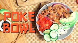 POKE BOWL de salmón  Receta muy fácil [upl. by Bertrand]