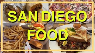 8 MUST VISIT RESTAURANT in San Diego  Food in San Diego California Pizza hamburgersMexican food [upl. by Pufahl]