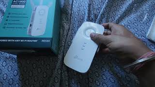 Unboxing TPLink AC1900 WiFi Extender [upl. by Aliehs]