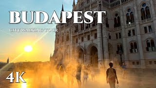 4K WALK Budapest Hungary 4k HDR Walking Tour 2024 [upl. by Nirda]