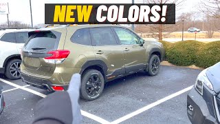 Color Options on the 2022 Subaru Forester [upl. by Loughlin]