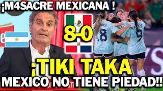 ARGENTINOS SORPRENDIDOS CON LA GOLEADA DE MEXICO A REPUBLICA DOMINICANA ¡MASACRE DE MX [upl. by Lodnar85]