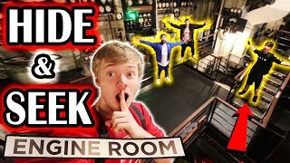 HIDE AND SEEK on HAUNTED GHOST SHIP Basement  Sam Golbach [upl. by Lars]