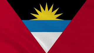 Flag and National Anthem of Antigua and Barbuda [upl. by Prader]