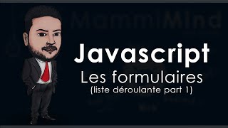 5 Javascript Formulaire liste déroulante part 1 [upl. by Webb]