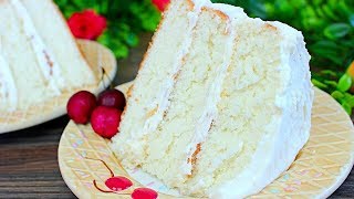 How To Make The Best White Cake  Rich and Moist White Cake Recipe [upl. by Otinauj214]