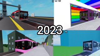 All TransRail Automatic Subway Trains In 2023 [upl. by Alabaster]