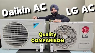 LG AC vs Daikin AC Comparison  Daikin AC vs LG AC Comparison  Daikin vs LG AC  LG vs Daikin AC [upl. by Arlette107]