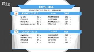 Linthwaite CC 1st XI v Flockton CC 1st XI [upl. by Nahtanoj796]