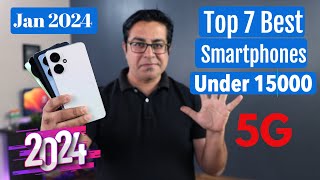 Top 7 Best 5G Phones Under 15000 in Jan 2024 I Best SmartPhone Under 15000 [upl. by Weir]