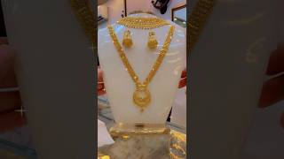 gold necklace jhumka design ytshort youtubeshorts viralshorts viralvideo [upl. by Baptista]