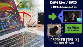 RFIDReader I RC522 iObroker I ESP8266 NodeMCU I iObroker GrundlagenTutorial GERMANDEUTSCH [upl. by Imotas653]