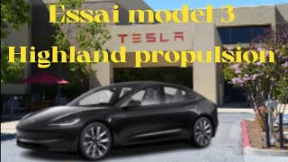 Essai Tesla model 3 Highland propulsion [upl. by Anallij]