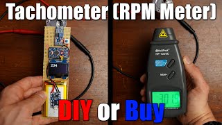 Tachometer RPM Meter  DIY or Buy  How a 3€ sensor outdoes a 29€ product [upl. by Soo]