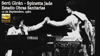 Serú Girán y Spinetta Jade  Estadio Obras Sanitarias 12091980 Completo Remasterizado HiRes [upl. by Tnahsin10]