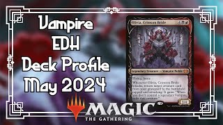 Magic Vampire Commander Deck Profile May 2024 [upl. by Alleuqahs]