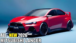 2026 MITSUBISHI LANCER  Revealed  Stylish Redesign Specs amp Powerful Engine [upl. by Esoj]