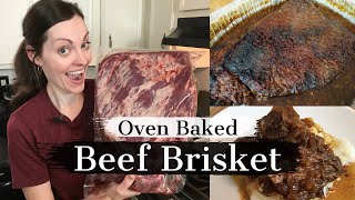 Oven Baked Beef Brisket  Best Brisket Recipe [upl. by Emiolhs]