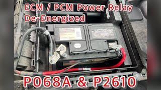 Ford Transit Battery Code P068A amp P2610  Simple Fix [upl. by Rekoob]