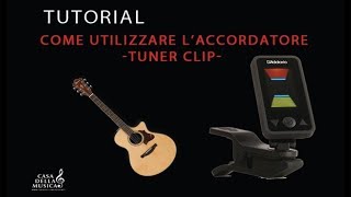 Come utilizzare laccordatore cromatico TUTORIAL [upl. by Aklam]