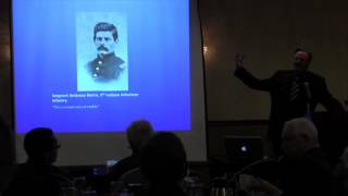 Chicago Civl War Roundtable meeting Dec 2016 Bjorn Skaptasan Ambrose Bierce at Shiloh [upl. by Einberger180]