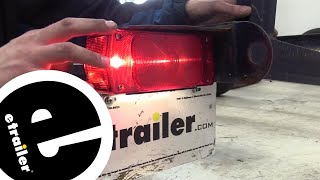 etrailer  Optronics ONE LED Trailer Tail Light Installation [upl. by Fen717]