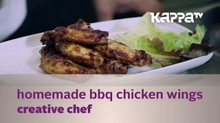 Creative Chef  Homemade BBQ Chicken Wings Crowne Plaza  Kappa TV [upl. by Nahej20]