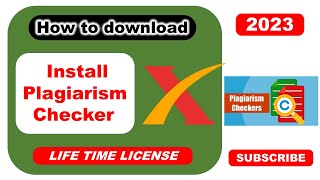 How to download amp install Plagiarism Checker X  100 free [upl. by Simonetta495]