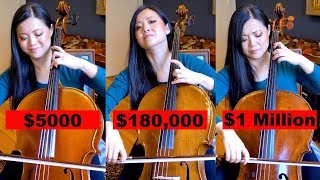 Can You Hear the Difference Between One Million Dollar amp 5000 Cello  Bach Cello Suite No 1 [upl. by Ozzy223]