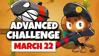 BTD6 Advanced Challenge  Pew And Kaboom  March 22 2024 [upl. by Urd559]