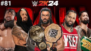 THE END OF THE BLOODLINE  WWE 2K24  Universe Mode  81 [upl. by Ylagam]