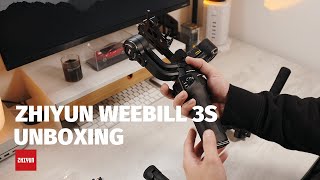 ZHIYUN WEEBILL 3S Unboxing amp Quick Setup [upl. by Bear]