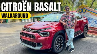 2024 Citroen Basalt  Citroën Basalt SUV Coupe Walkaround  First Look  Times Drive [upl. by Staffan]