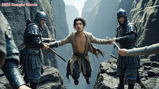 Kung Fu Movie A slave is pushed into a deep abyss and humiliated but kills the soldiers to escape [upl. by Emmett108]