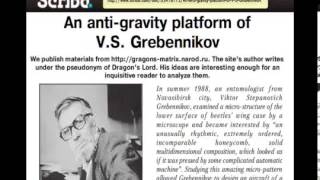 Victor S Grebennikov Part 1 Free Energy [upl. by Etyam]