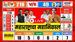 Maharashtra Lok Sabha Election Result LIVE  Mahayuti VS Maha Vikas Aghadi  Marathi News N18ER [upl. by Efren]