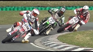 SUPERMOTO ELITE 2014 WARM UP RACE ONE [upl. by Elohc440]