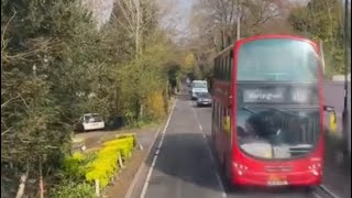 403 Full Bus Route Visual  Warlingham Sainsburys to West Croydon Bus Station [upl. by Atisor]