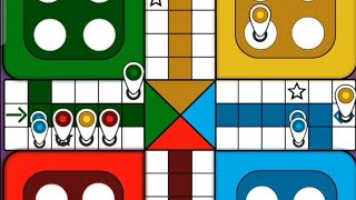 ludo star ⭐ Classic free board game 4 players Gameplay [upl. by Aliuqahs]