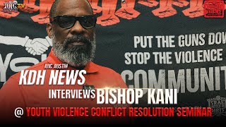 KDH News interviews BISHOP KANI at Youth Violence Conference Resolution Seminar [upl. by Matthaeus]