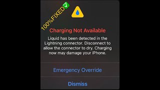 How to Fix Liquid in Lightning Connector on iPhone [upl. by Dorkas]