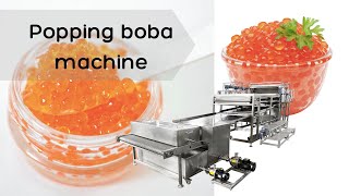 FUDE Spherification Caviar Moulding Machine Juice Popping boba production line Bursting Boba Machine [upl. by Snell]