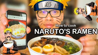 How to cook NARUTO ICHIRAKU RAMEN [upl. by Ecydnak]