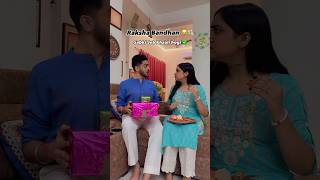 Happy Raksha Bandhan 😂❤️ rachitrojha rakhispecial rakshabandhan shorts [upl. by Eicyal]