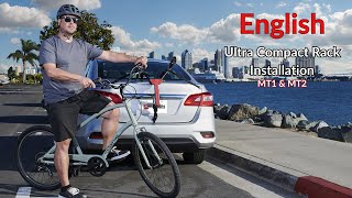 Allen Sports Ultra Compact Trunk Mounted Bike Racks [upl. by Meehar]