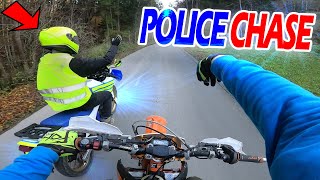 Dirtbike Police Getaway  Cop VS Motorcycle  Ktm EXC 250 [upl. by Acisse]