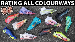 Rating ALL Mercurial colourways so far  Vapor 14 amp Superfly 8 [upl. by Olodort]